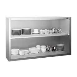 Edelstahl Wandhängeschrank PREMIUM - 1200x400mm - Ohne Schiebetür - 800mm Hoch 8 Edelstahl Wandhängeschrank PREMIUM - 1200x400mm - Ohne Schiebetür - 800mm Hoch -Geschäft für Küchengeräte WOK128 2 929c
