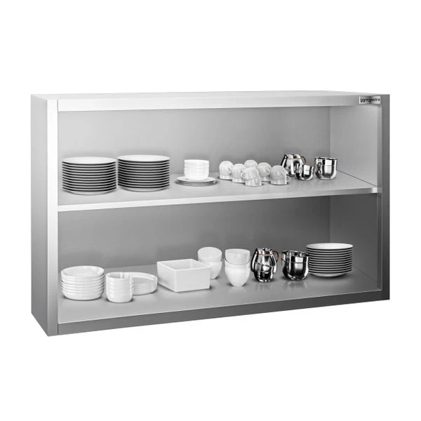 Edelstahl Wandhängeschrank PREMIUM - 1200x400mm - Ohne Schiebetür - 800mm Hoch 3 Edelstahl Wandhängeschrank PREMIUM - 1200x400mm - Ohne Schiebetür - 800mm Hoch – Bild 3