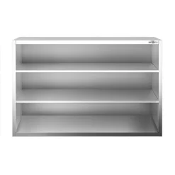 Edelstahl Wandhängeschrank PREMIUM - 1400x400mm - Ohne Schiebetür - 1000mm Hoch -Geschäft für Küchengeräte WOK1410 3 3e93