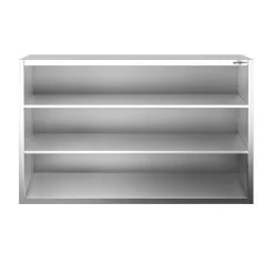 Edelstahl Wandhängeschrank PREMIUM - 1600x400mm - Ohne Schiebetür - 1000mm Hoch -Geschäft für Küchengeräte WOK1610 3 f97a