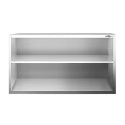 Edelstahl Wandhängeschrank PREMIUM - 2000x400mm - Ohne Schiebetür - 800mm Hoch -Geschäft für Küchengeräte WOK208 3 50b4