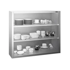 Edelstahl Wandhängeschrank PREMIUM - 800x400mm - Ohne Flügeltür - 1000mm Hoch -Geschäft für Küchengeräte WOK810 2 ebee