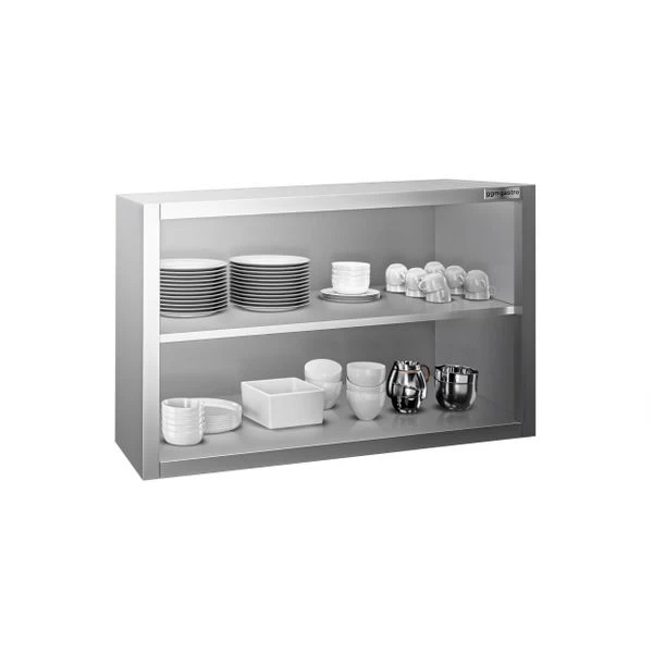 Edelstahl Wandhängeschrank PREMIUM - 800x400mm - Ohne Flügeltür - 650mm Hoch 3 Edelstahl Wandhängeschrank PREMIUM - 800x400mm - Ohne Flügeltür - 650mm Hoch – Bild 3