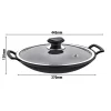 Wok Ø 340 Mm Antihaft Mit Glasdeckel