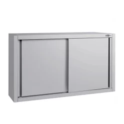 Edelstahl Wandhängeschrank ECO - 1000x400mm - Mit Schiebetür - 650mm Hoch -Geschäft für Küchengeräte WSK104 1 14e3