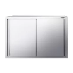 Edelstahl Wandhängeschrank PREMIUM - 1200x400mm - Mit Schiebetür - 800mm Hoch -Geschäft für Küchengeräte WSK128 3 aa36