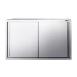 Edelstahl Wandhängeschrank PREMIUM - 1600x400mm - Mit Schiebetür - 800mm Hoch -Geschäft für Küchengeräte WSK168 3 c1b8