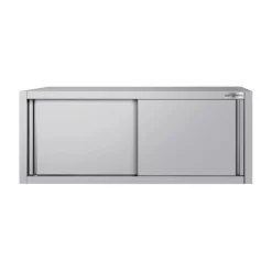 Edelstahl Wandhängeschrank ECO - 1800x400mm - Mit Schiebetür - 650mm Hoch -Geschäft für Küchengeräte WSK184 ECO 3 e38e