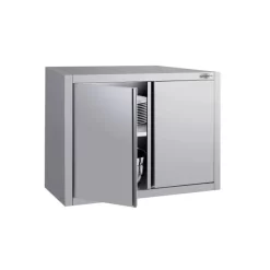 Edelstahl Wandhängeschrank ECO - 800x400mm - Mit Flügeltür - 650mm Hoch -Geschäft für Küchengeräte WSK84 ECO 2 ba6d