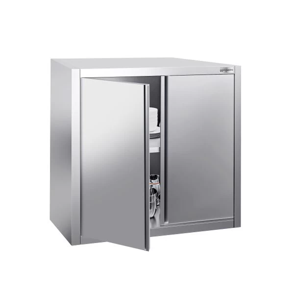 Edelstahl Wandhängeschrank PREMIUM - 800x400mm - Mit Flügeltür - 1000mm Hoch 3 Edelstahl Wandhängeschrank PREMIUM - 800x400mm - Mit Flügeltür - 1000mm Hoch – Bild 3