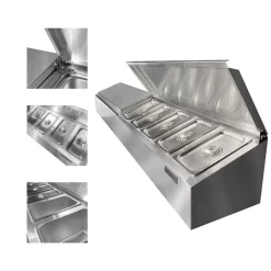 Gewürz Aufsatzbord - 10x GN 1/4 -Geschäft für Küchengeräte gak10140012 4dc0