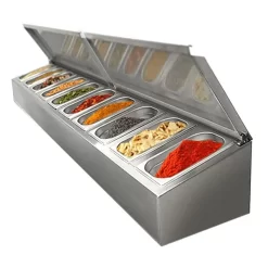 Gewürz Aufsatzbord - 10x GN 1/4 -Geschäft für Küchengeräte gak1014001 d456