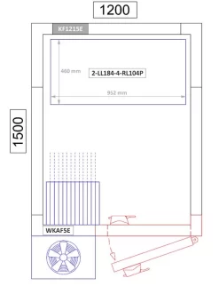 Aluminium Grundregal - 952 X 1800 Mm -Geschäft für Küchengeräte kf1215 2 2 ll184 4 rl104p e 3033