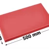 Schneidebrett - 32,5 X 50 Cm - Dicke 2 Cm -Rot