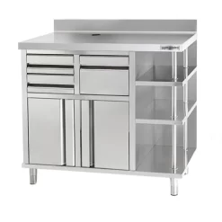 Kaffee Unterschrank 1,0m, MitAblage Rechts -Geschäft für Küchengeräte uki106r newlogo 6066